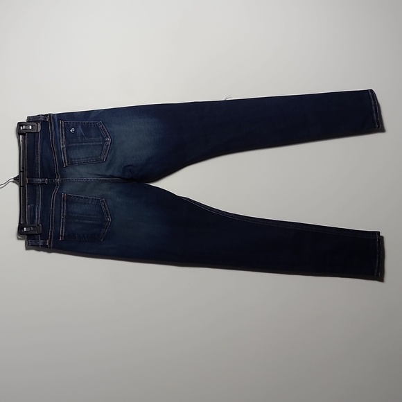 RAG & BONE High Rise Skinny Blue Jeans with Distressed Detailing Size 27 - Picture 11 of 16
